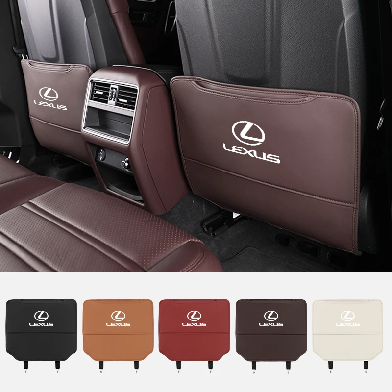 مقعد السيارة المضادة للركلة وسادة جلدية غطاء حامي المقعد اكسسوارات لكزس CT ES GS NX IS250 CT200h IS300h ES300h RX400h NX300h I #3