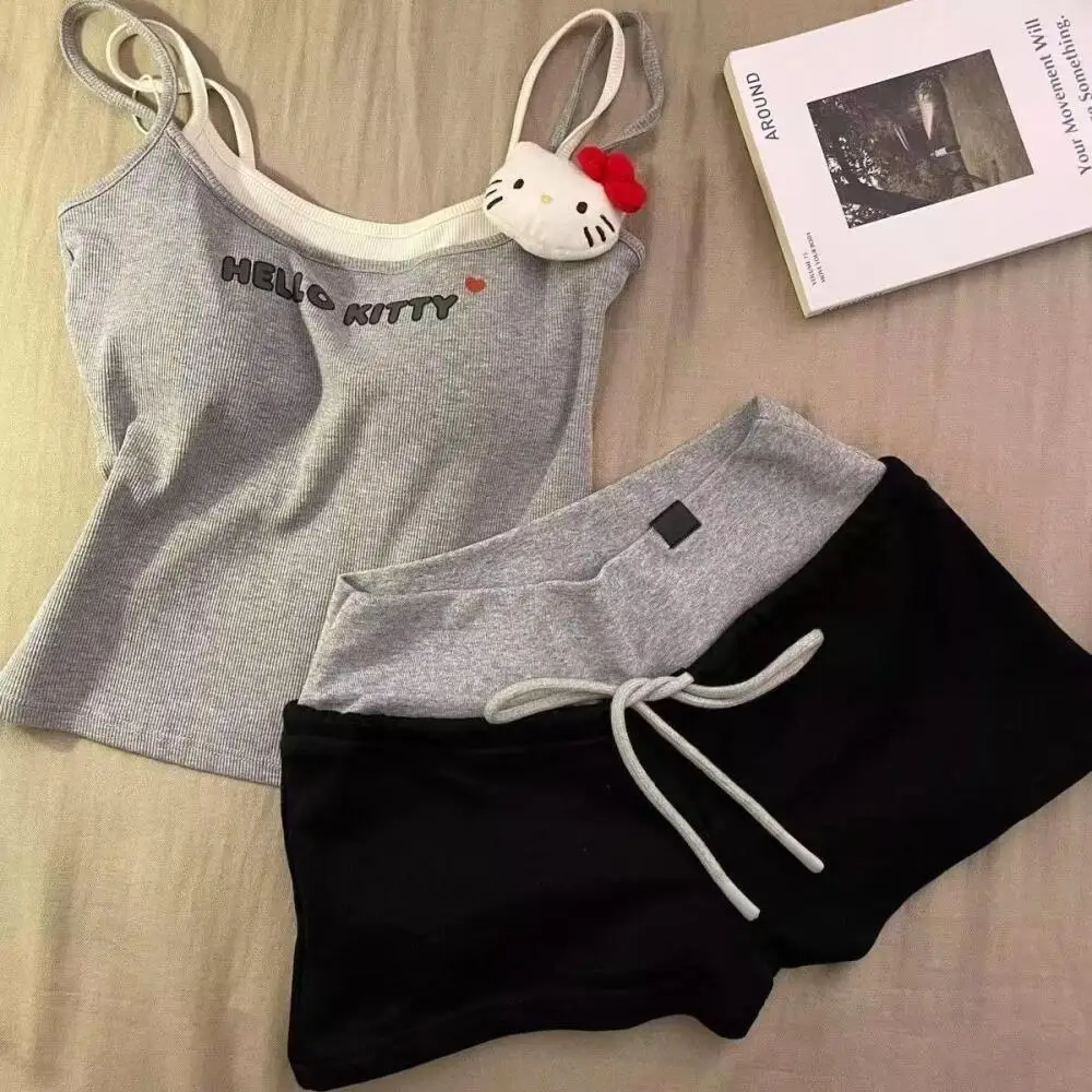 conjunto-de-pijamas-com-suspensorio-hello-kitty-para-mulheres-camiseta-e-shorts-roupas-de-casa-sanrio-para-meninas-tops-de-verao-com-estampa-de-desenho-animado
