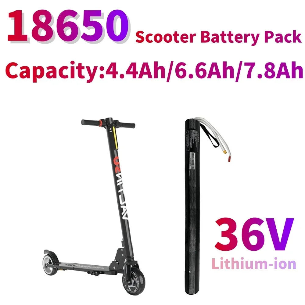 

New 10S3P 36V 4.4Ah/6.6Ah/7.8Ah 18650 lithium ion carbon fiber scooter special battery is suitable for Scooter accessories