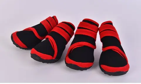 대형견 및 중형견용 방수 애완동물 신발, 불 텐던 솔 미끄럼 방지 강아지 부츠, 저렴한 가격의 애완동물 신발