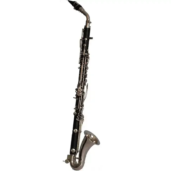 Professional Rubber Bakelite Nickel Plated Eb Alto Clarinet Instrument