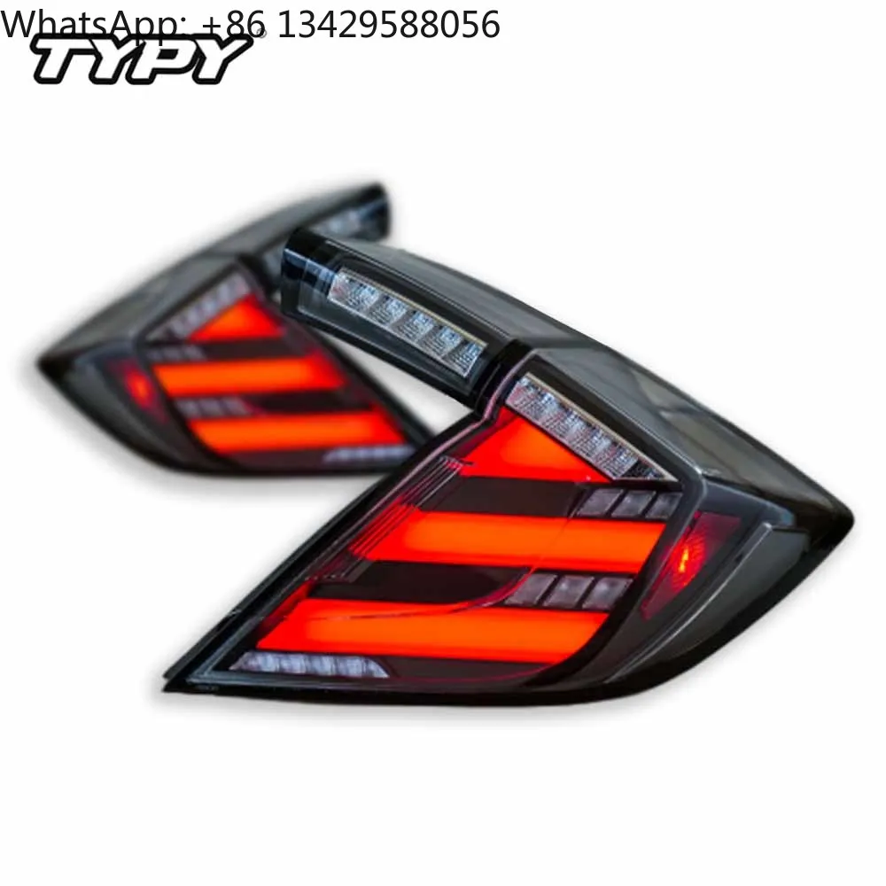

TYPY Car Lights Taillight LED Projetor Tail Lamp Daytime Running Light Automotive Accessories for Honda Civic 10th 2016-2021