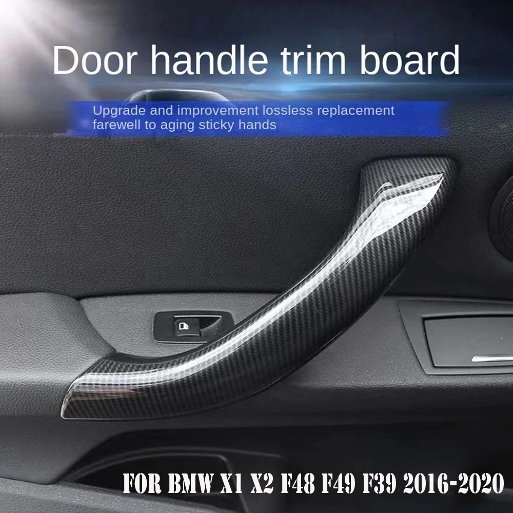 

Door Handle Cover Trim For BMW X1 X2 F48 F49 F39 Upgranded Interior Inner Door Handle Pull Cover Covering Trim Replacement