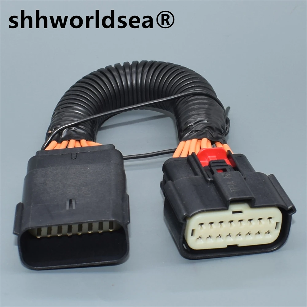 shhworldsea 16 Pin Auto Wire Harness Cable Connector Electric Male Female Socket Plug 33482-8601 33472-1740 33472-1606