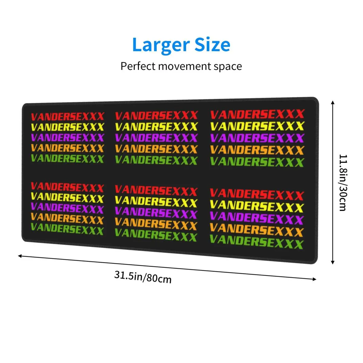 Large Mouse Pad Club Vandersexxx Gamer PC Laptop Mats Keyboard Carpet Computer Gaming Office Accessories Desk Mat