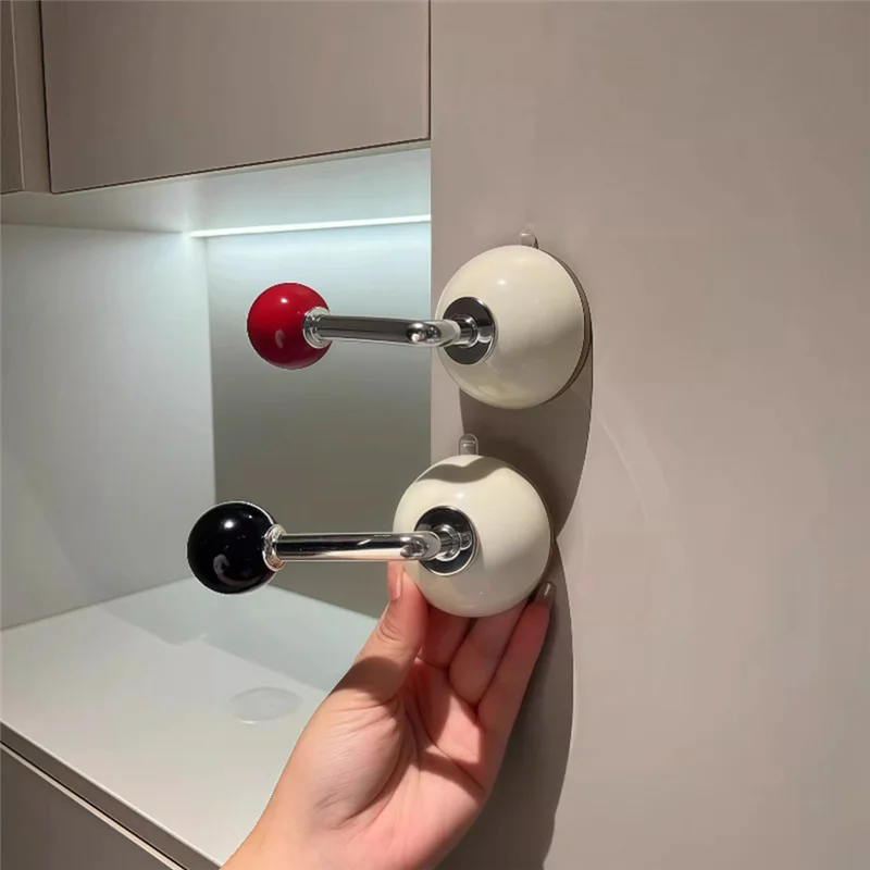 Ablk maçaneta de porta de vidro, ventosa, gancho pegajoso sem furos e marcas, maçaneta, porta deslizante, armário de móveis