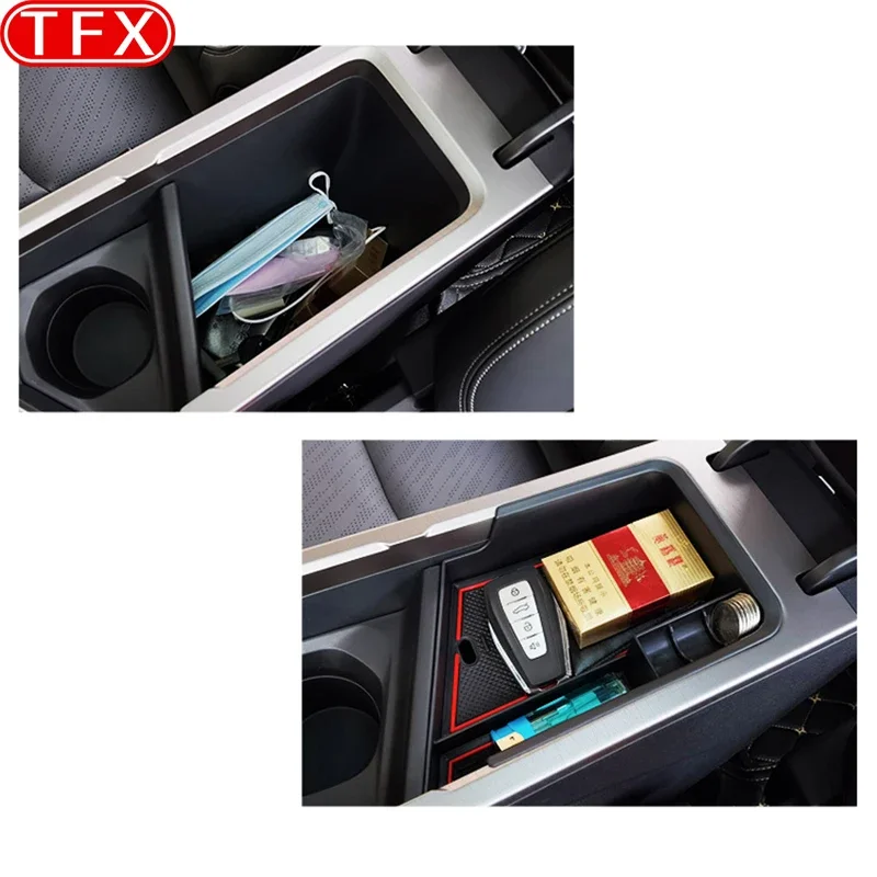 For Geely Emgrand 4th 2022 2023 2024 Car Styling Center Console Organizer Storage Interior Armrest Storage Box Auto Accessories