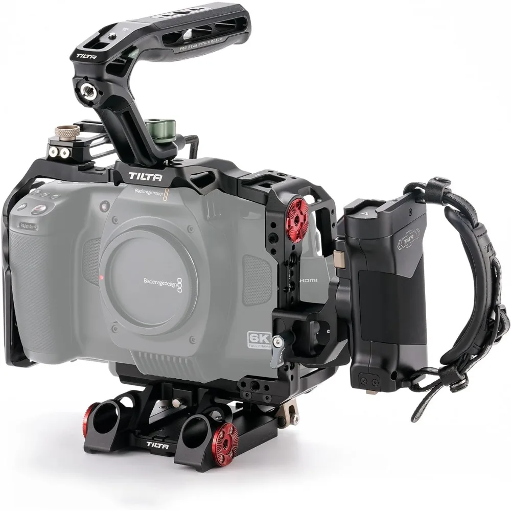 

Advanced Kit for BMCC 6K | Includes Full Cage, Top Handle, Adv. Side Handle, Baseplate, and More | Compatible