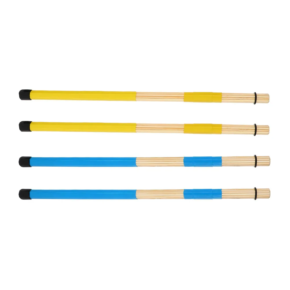 

4pcs Wooden Drumsticks Professional Drum Brush Kit 19 Bundles Percussion Instrument Musical Supplies Accessories