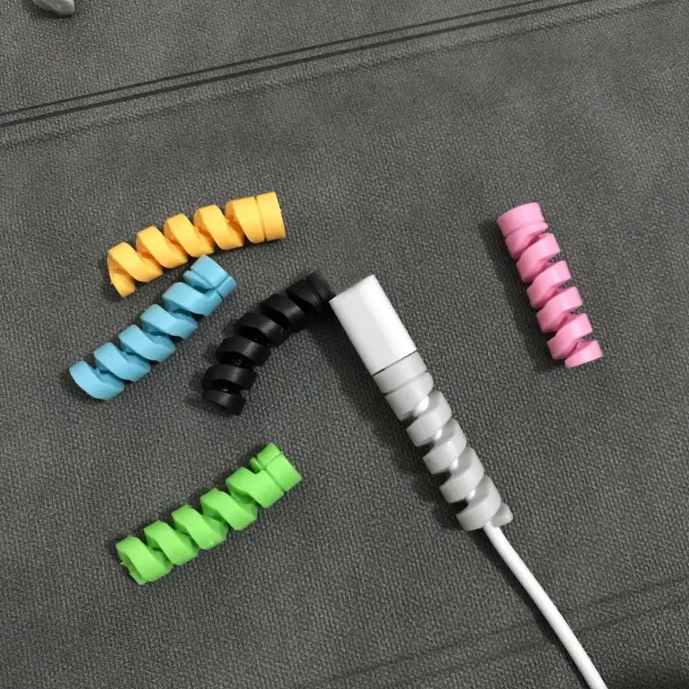 Cable Organizer Charging Cable Protector Plastic Cable Holder Ties Cable Winder Clip Phone Charger Saver For Phones