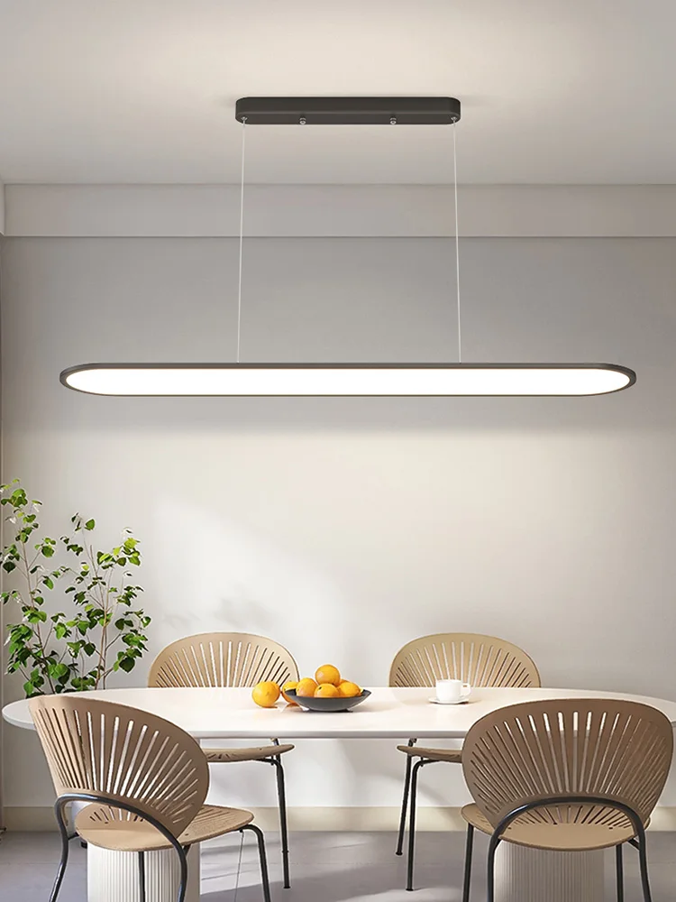 식당용 조명기구 현대식 샹들리에 산업용 조명 침실용 섬 조명 블랙 화이트 연구 책상 조명 led