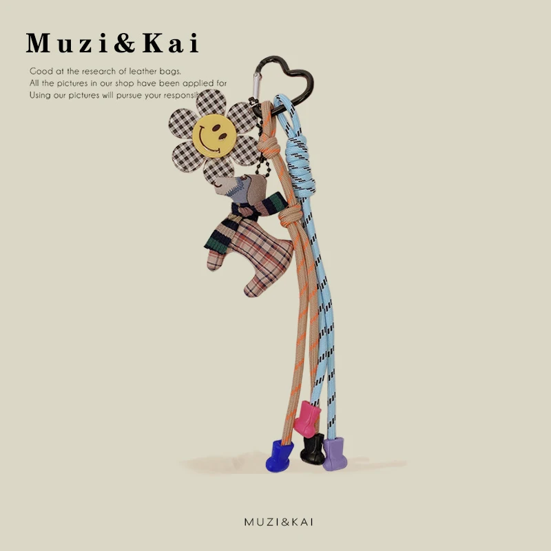 

【Spend $40 or more and get $5 off】Muzikai Pendant Cartoon Plush Doll Keychain Bag Accessories Birthday Gift Couple Gift