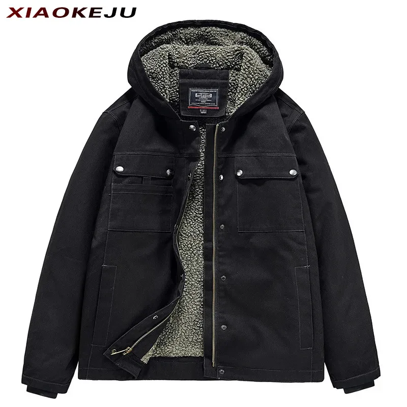 

Man Coat Winter Men's Jackets Men Clothing Luxury Work Wear New in Parkas Windbreak Jacket Man Motorcycle