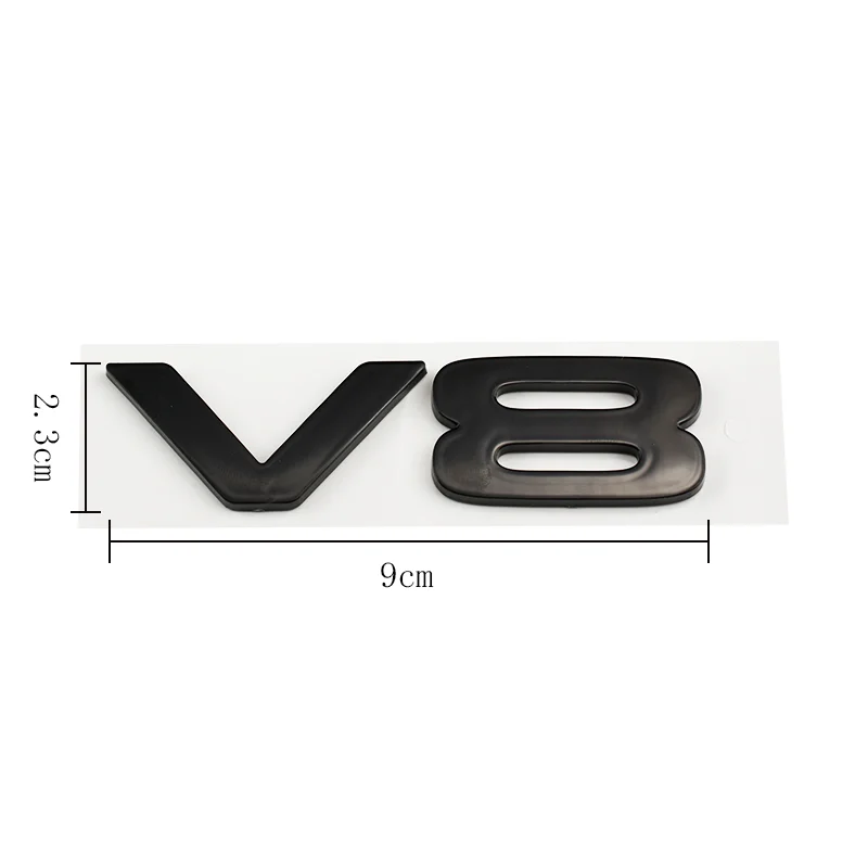 Car ABS Side Door Fender Trunk V8 Logo Badge Emblem Decals Sticker Decoration Accessories For Land Rover DEFENDER 2020-2024 6