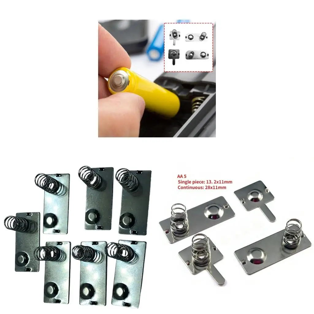  4Pcs Battery Clip Springs For Consistent Performances In Consumer Electronics