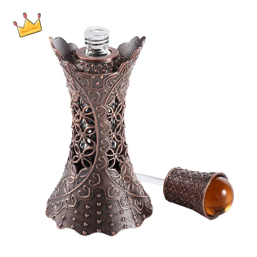 

Lotion bottling Luxury Metal Dubai Empty Cosmetics Container Essential Oil Dropper Bottle Refillable Bottle Bottle