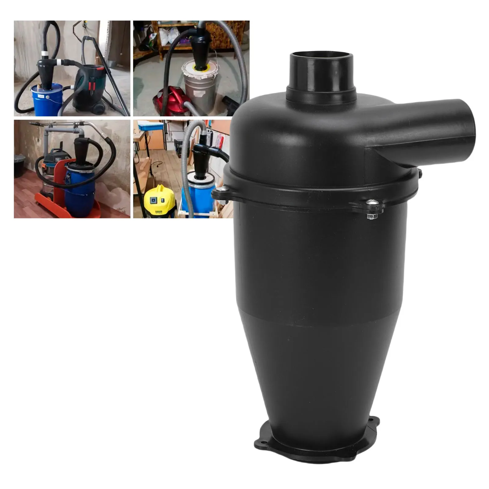 Cyclone Dust Collector Separator with Sealing  for Wet Dry Vacuum Cleaners High Performance Cyclone Dust Collector Separator