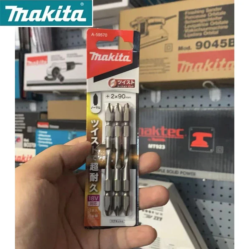 Makita 3Pcs Double End Screw Bit PH2 Impact Screwdriver Bit  A-67505 A-67511 A-59570 A-59601 A-59586 A-59617 A-59592 A-59623