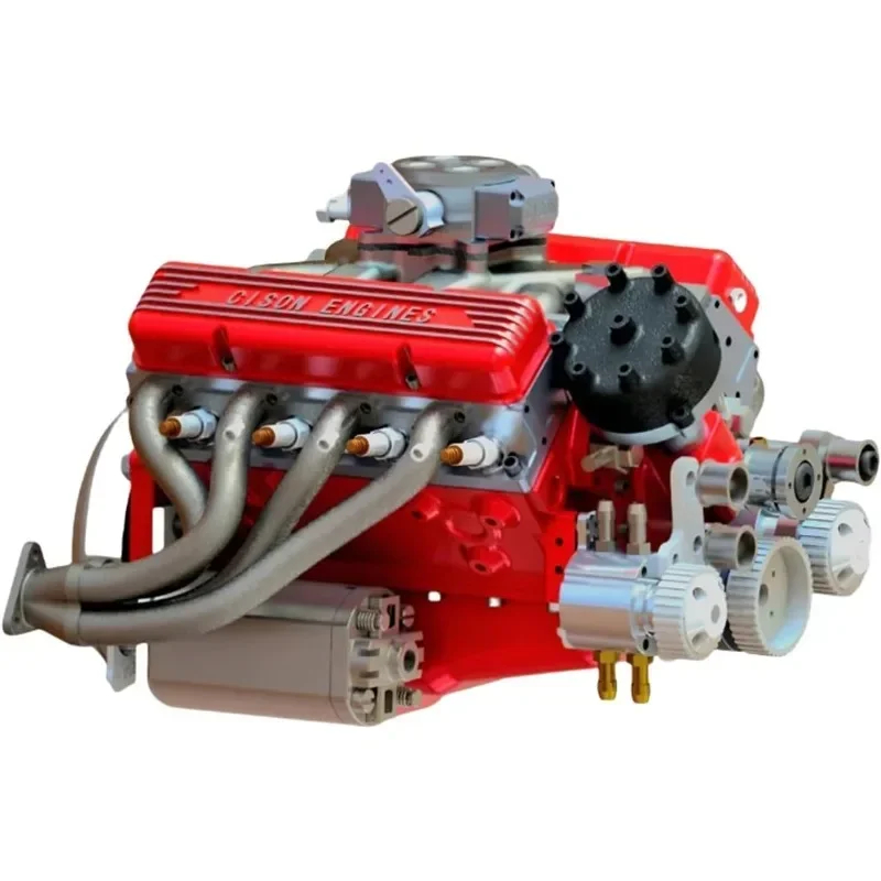 

Newest OHV V8 Engine Model Metal Resin Miniature Educational Display Kit for DIY Hobby Collection and Gift