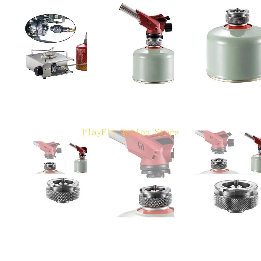 

242F Outdoor Hiking Camping Gas Stove Adaptor Split Type Connector Gas Converter Camping Cooking Accessories