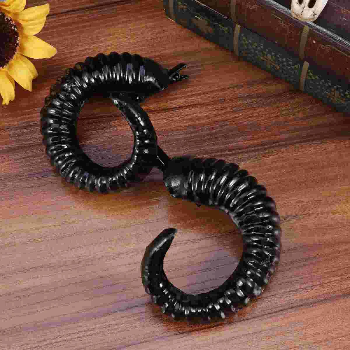 

Horn Hair Clips Halloween Headbands Artificial Fancy Sheep Horns Goat Vintage Decor