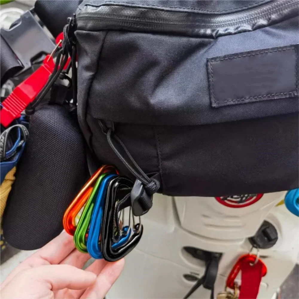 12kN D-Type Aluminum Carabiner Set 6