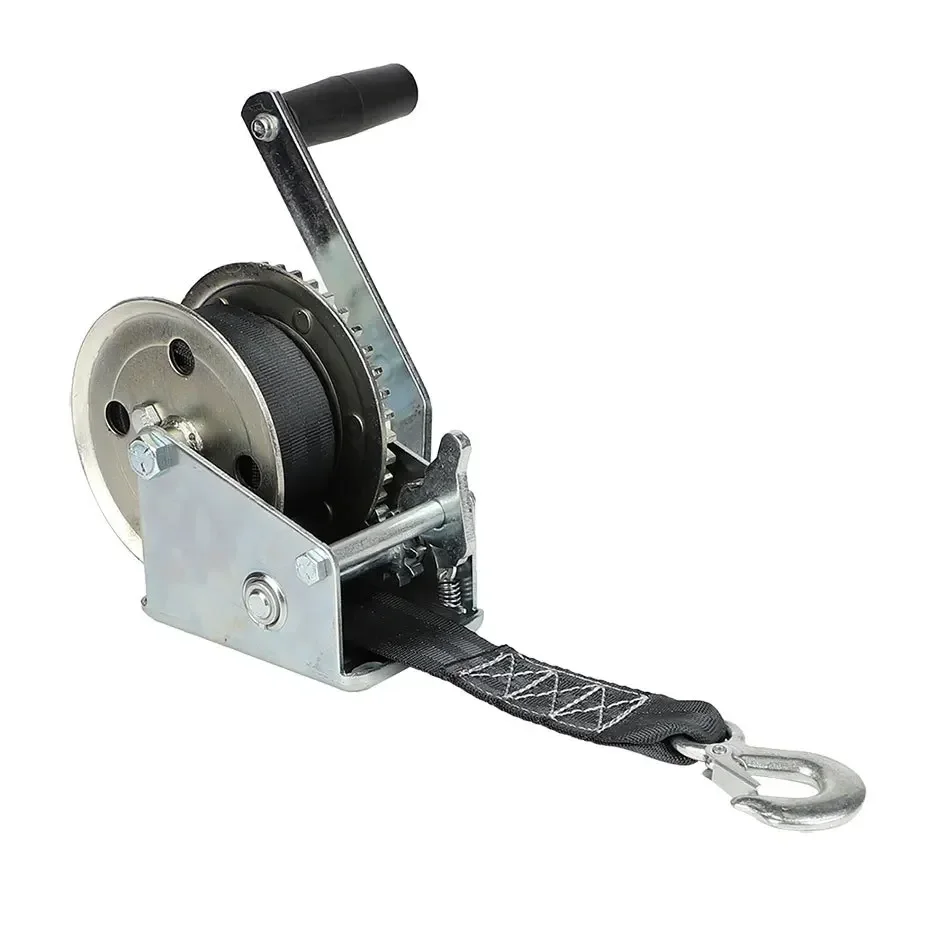 BQC two-way hand winch, hardened 1200lbs manual winch