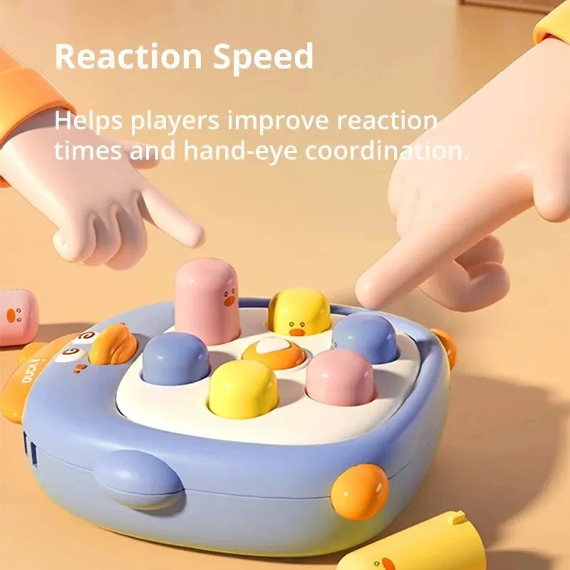 New Palm Duckling Whack-a-mole Relief Toy Baby Press Press Happy Cute Parent-child Interactive Educational Toy