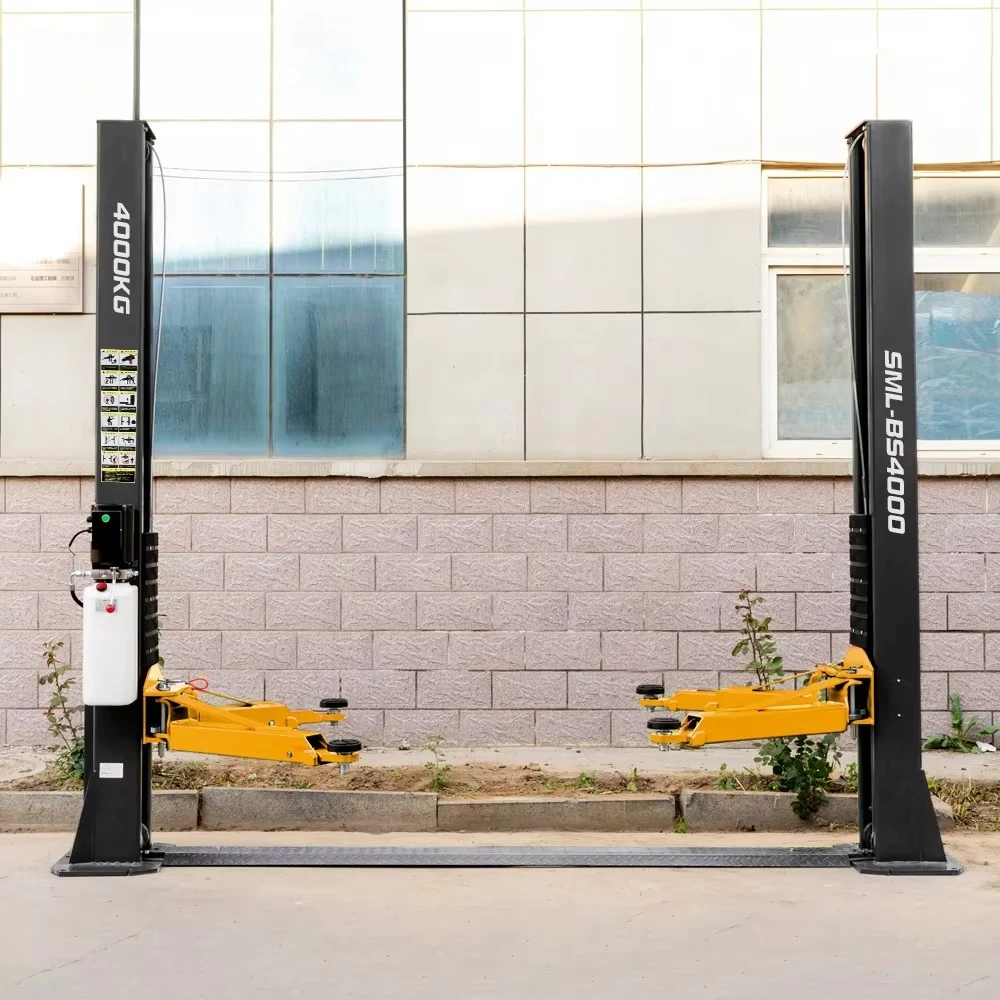 CE 4000 5000kg 8800 10000LBS Hydraulic Vehicle Lifter Electric Floorplate Car Elevator 2 Column Two Post Car Hoist Lifts
