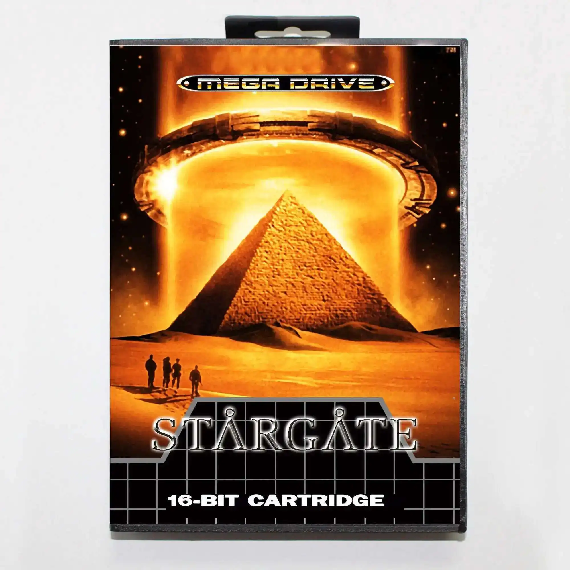 بطاقة ألعاب Stargate MD مع صندوق EUR لنظام Sega Megadrive Genesis 16 بت