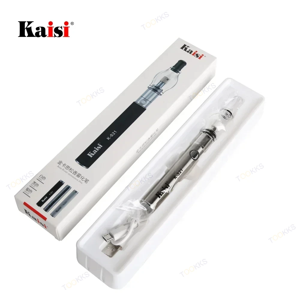 Kaisi K-S21 Rosin Verstuiver Geen Soldeerbout Moederbord IC Kortsluiting Detector Rosin Pen voor Telefoon Moederbord Reparatie