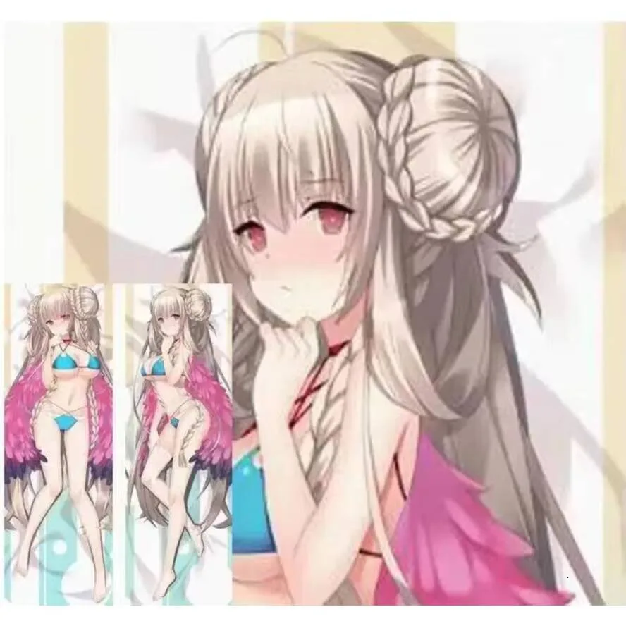 Funda de almohada para el cuerpo Dakimakura Anime estampado de doble cara regalos de tamaño natural