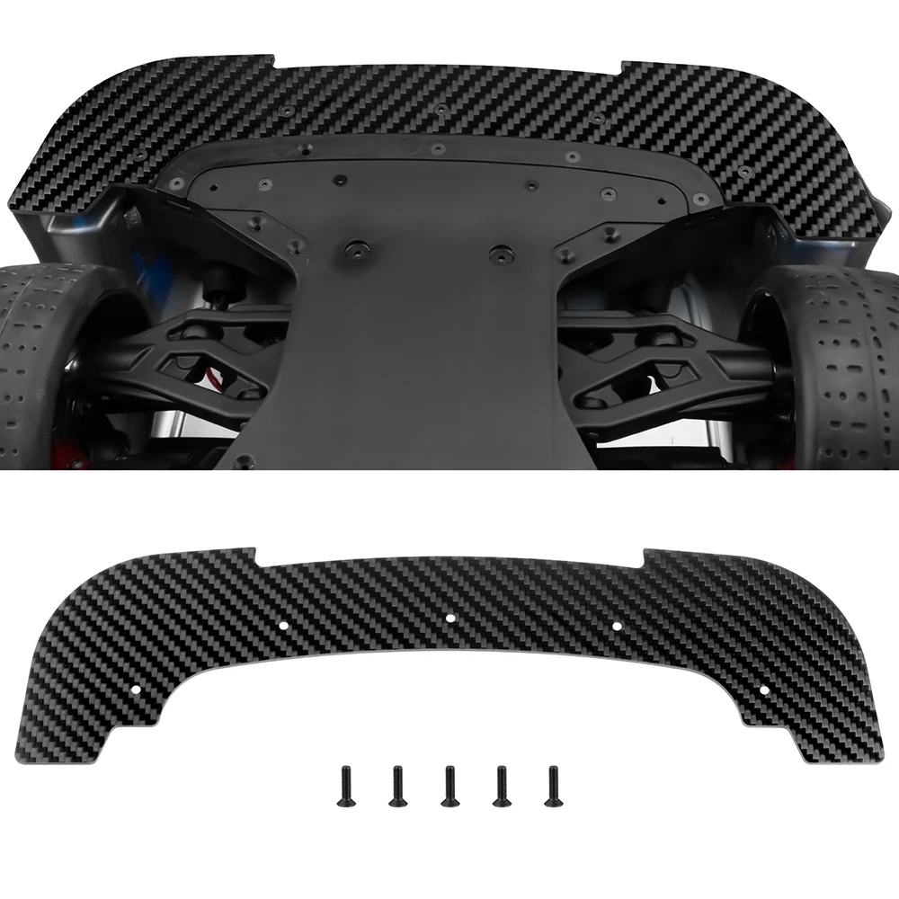 YEAHRUN Carbon Fiber Front Chassis Splitter for ARRMA 1/7 Felony LIMITLESS F1 INFRACTION 6S BLX V2 All-road 1/7 RC Car Parts