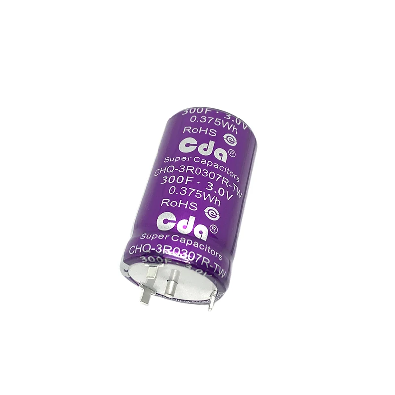 

CHQ SuperCapacitors Farad capacitor L4 CDA 3.0V 300F CHQ-3R0307R-TW-L4 Super Capacitor