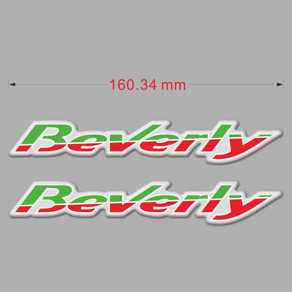 For PIAGGIO Beverly MOTO SCOOTER 125 300 350 500 3D Emblem Badge Logo Stickers Decal Motorcycle Raise