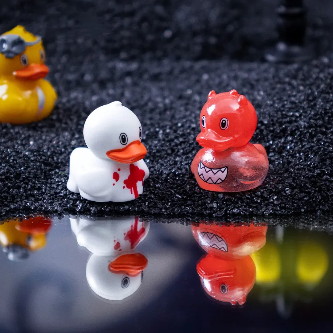 6 tipos de Mini patos Reaper, figuritas en miniatura de resina, pato, Satán, decoración del hogar, decoraciones de Halloween, zombi, fantasma, bruja