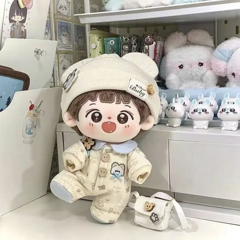 

Adorable Original 20cm Female Doll Sleepwear Soft Cotton Climbing Suit Outfit With Cute Details Comfortable Authentic