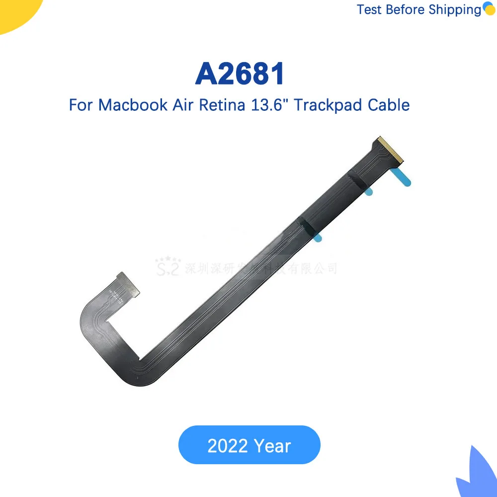 

New 821-03871-02/A for MacBook Air Retina 13.6" M2 A2681 Trackpad Touchpad Flex Cable EMC4074 2022 Year