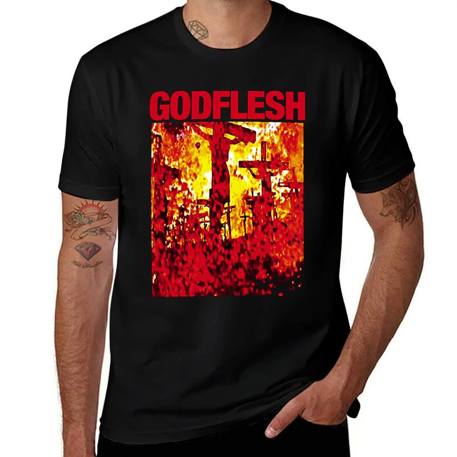 

godflesh T-Shirt man t shirts for men casual man t shirts for men T-Shirt
