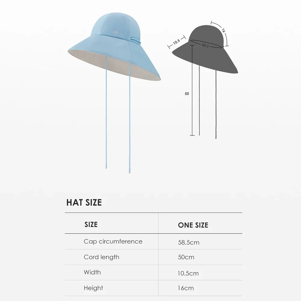 OhSunny Sun Protection Bucket Hats Large Brim Sunhat Professional UPF1000+  Women Summer New Fashion Anti-UV Beach Cap