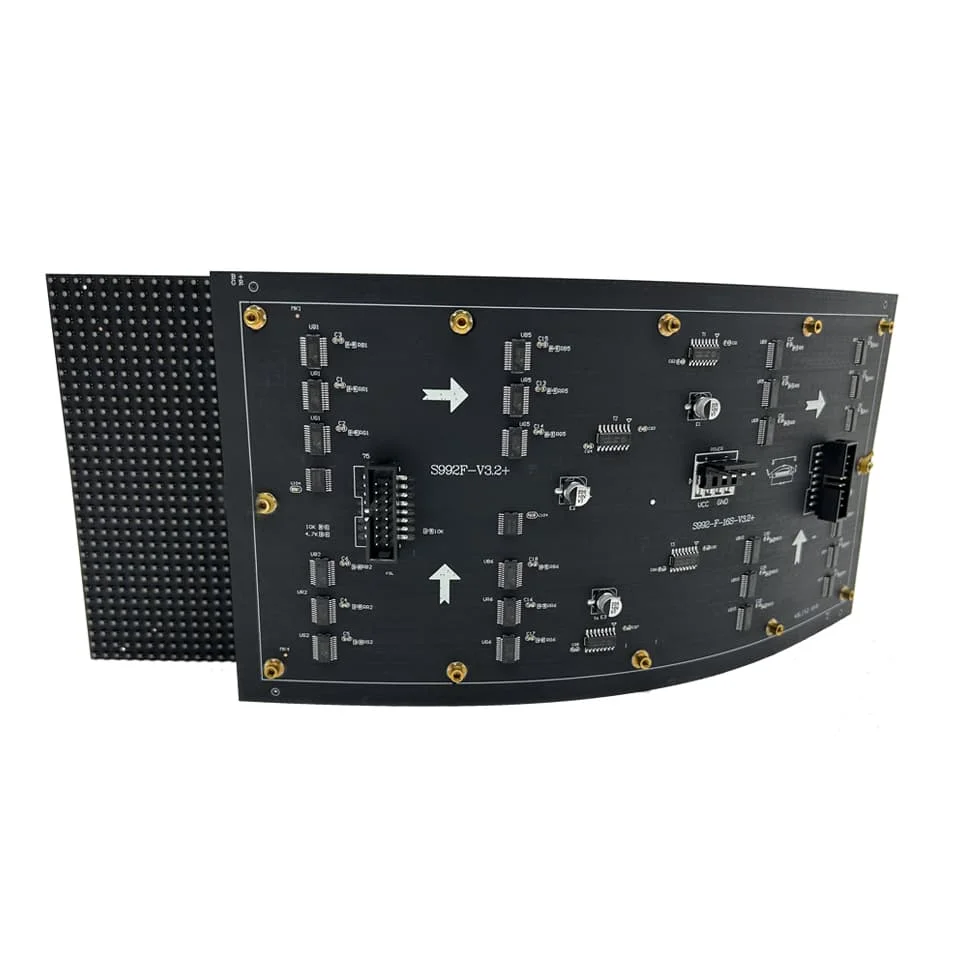 DIY P4 indoor flexible led panel  HUB75 Iinterface Type 256*128mm /pcs Compatible with ESP Database