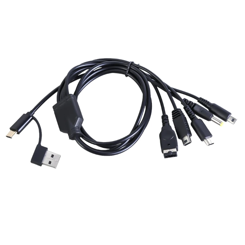 5 in 2 Type C USB Charging Cord Gamepad Power Adapter Charging Cable For Gaming Remote Controller Gaming Consoles  D2RC