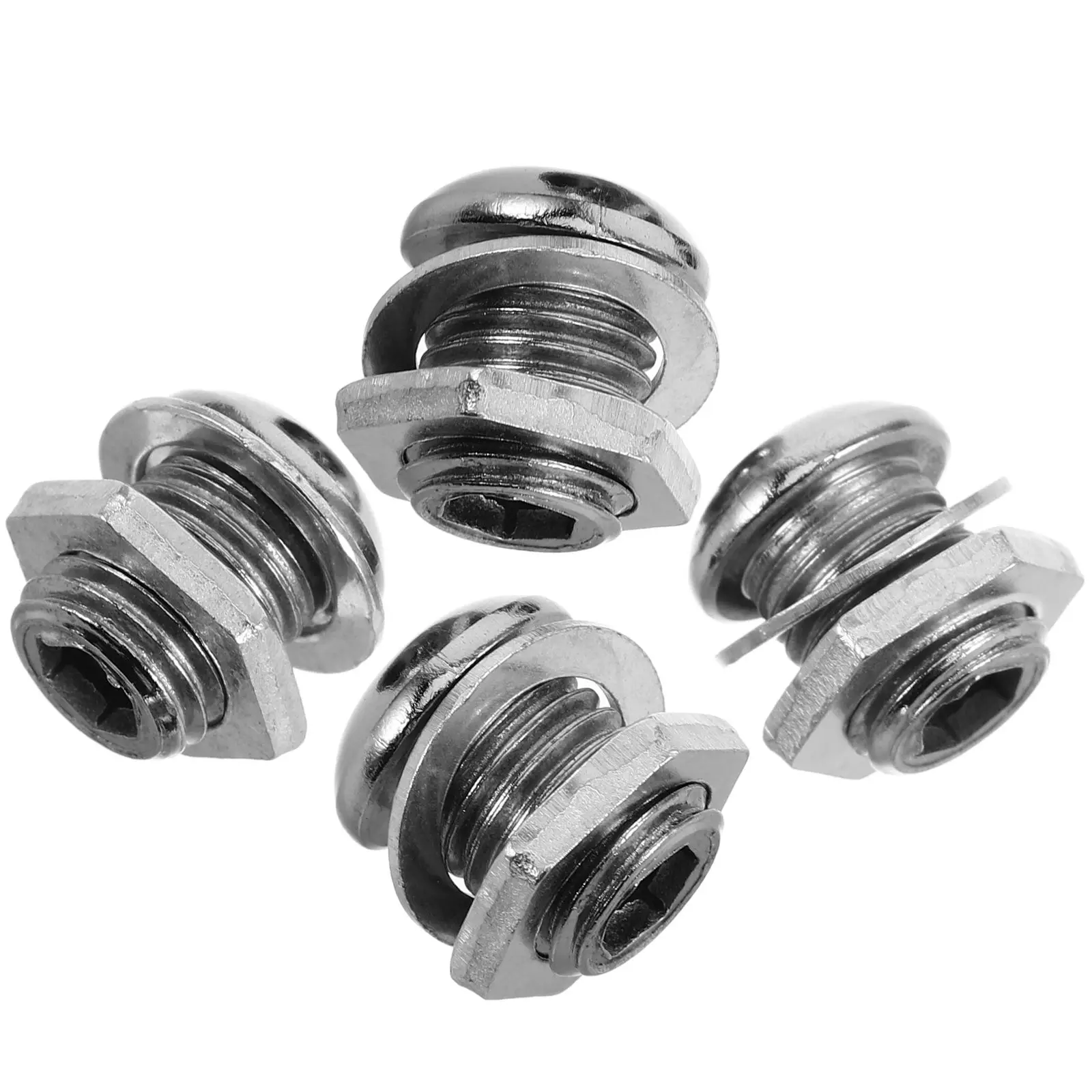 4pcs Snare Drum Air Vent Screws Drum Kit Replacement Parts for Optimal Percussion Instrument Ventilation Musical Instruments Acc