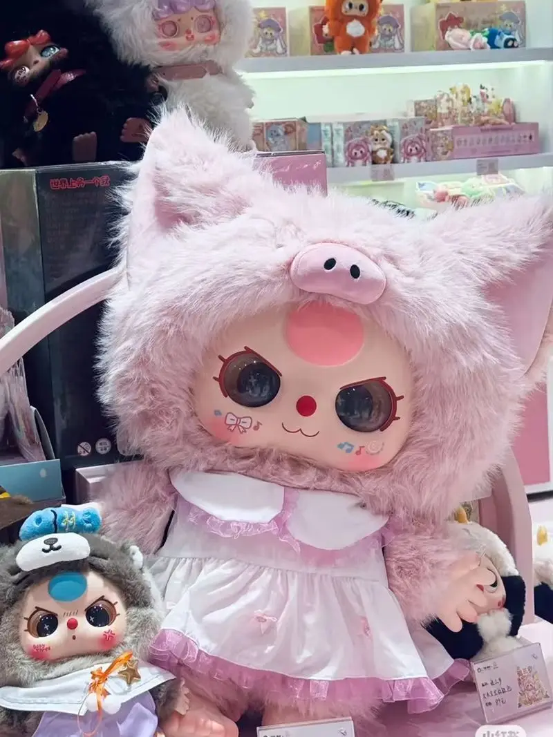 

New Baby Three Large Doll 1000% V2 Blind Box Vinyl Plush Dolls Mysterious Surprise Box Adorable Animal Model Collection Toy Gift