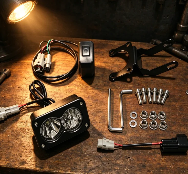 Flyming Rock Light For Sur-ron Lbx - flyming 20w  Led With Dual Switch For Light X Talaria Mx Underbody Off Road