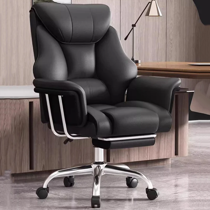 

Black Computer Office Chair Fancy Recliner Adjustable Comfy Ergonomic Chair Modern Gaming Sillas De Oficina Office Furniture