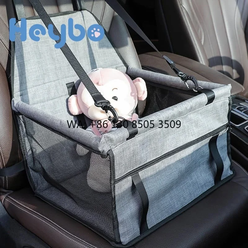 Factory Customized logo For Amazon Foldable Version Booster Protector Pet Dog Car Cover for Dogs Cats Puppy Travel