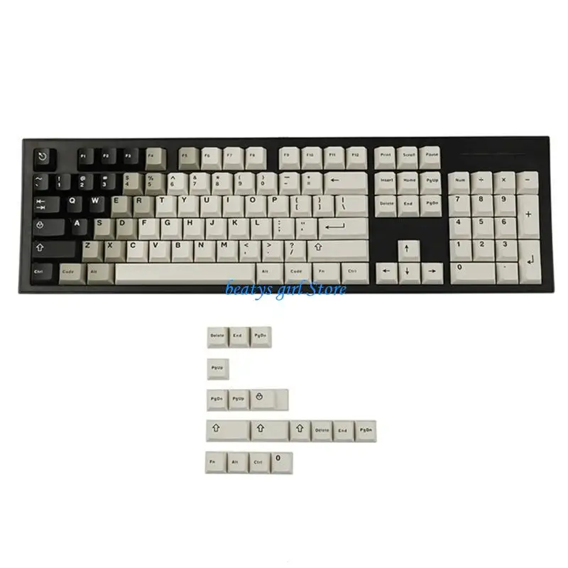 

C7AB 121Key KeyCaps Игровые клавиатуры Высокая твердость пользовательские клавиши для удобного и удовлетворяющего экзамен клавиш