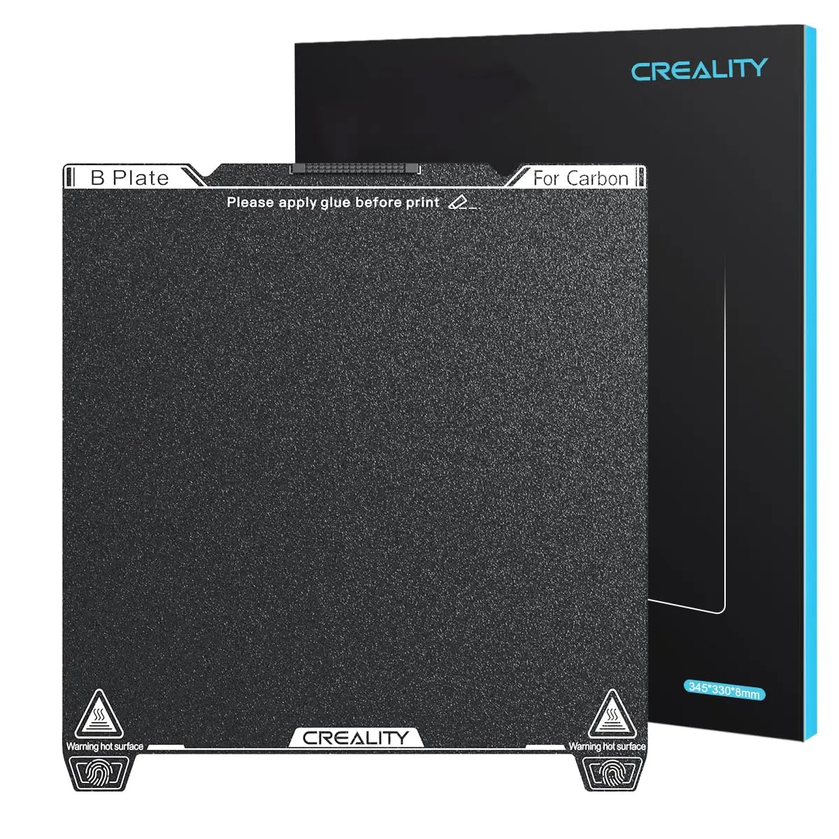 

Конкулярная пластина Creality K1C 235x235 мм Текстурированный лист PEI с пластинкой платформы для очистки насадок для K1/K1C/K1 SE/Ender 3 V3 SE