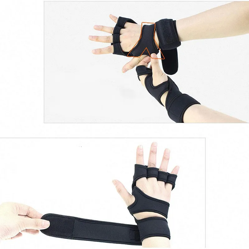 Fonoun Wrist Support Sport Gloves Half Finger Pressure FN4853